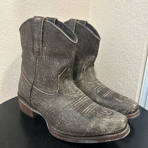 Roper Brown Cowboy Western Boots with Square Toe